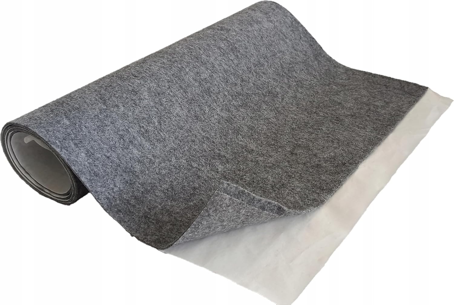 Rolle Selbstklebender Filzstoff, Grau, 2 Mm Dick, Schalldämmend, Für Auto Und Zuhause