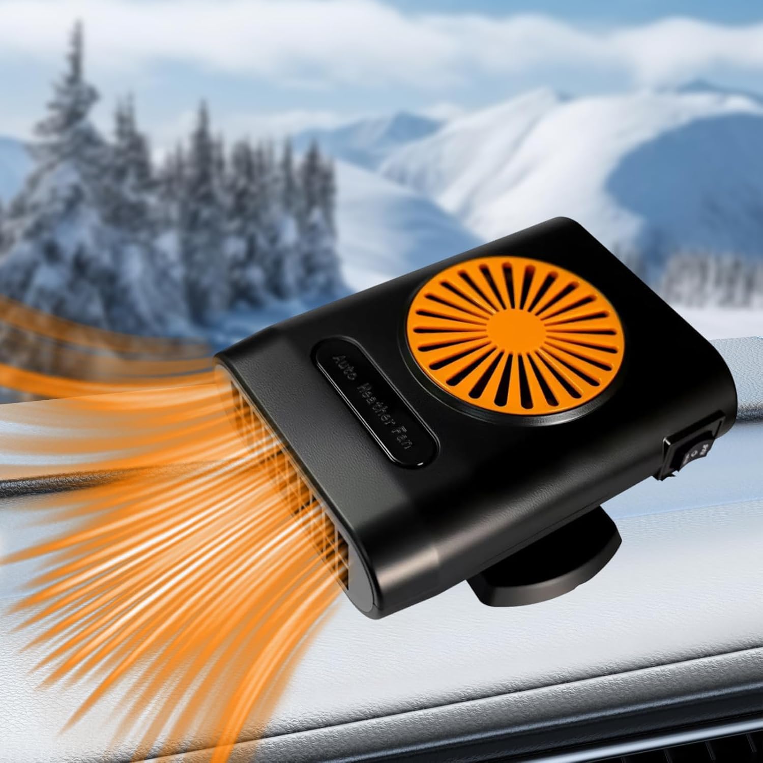 Autoheizung 200w, Defroster 12v, 360°-drehung, Abs, Für Windschutzscheibe Und Innenraum