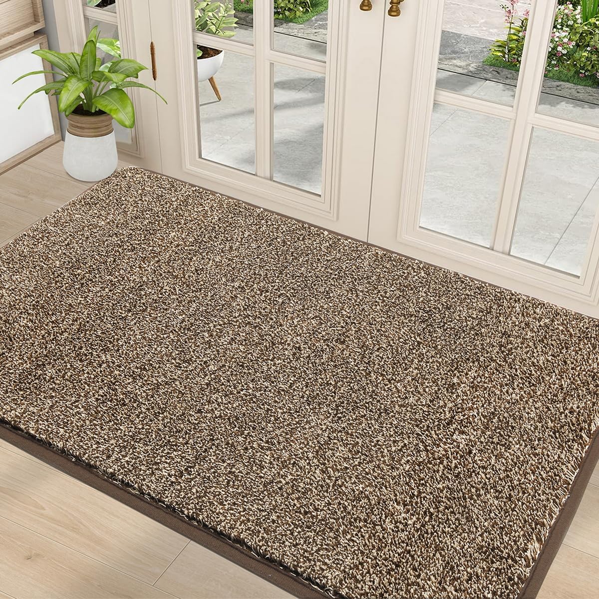 Fußmatte 90 X 150 Cm, Rutschfestes Tpr-gummi, Wasserabsorbierend, Für Den Innen- Und Außenbereich