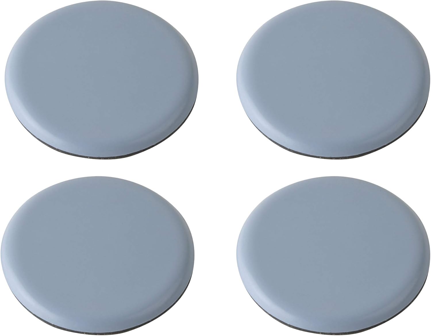 Set Mit 4 Selbstklebenden Pads, Ø 50 Mm, Ptfe, Glatte Oberfläche, Grau, Für Schwere Möbel
