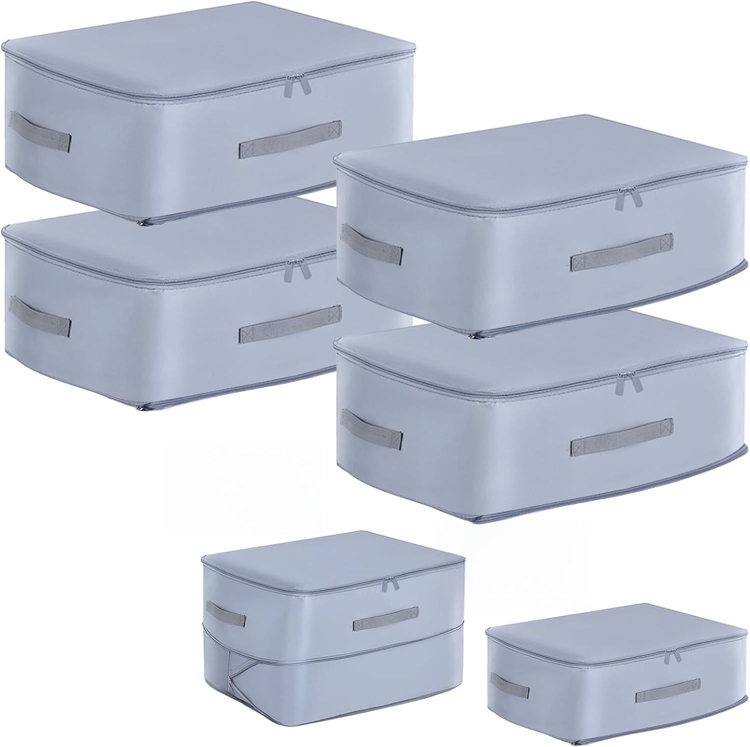 4er-set Aufbewahrungsbeutel, Selbstkomprimierend, Strapazierfähiges Nylon, Für Bettdecken Und Kleidung, Für Zuhause Und Reisen