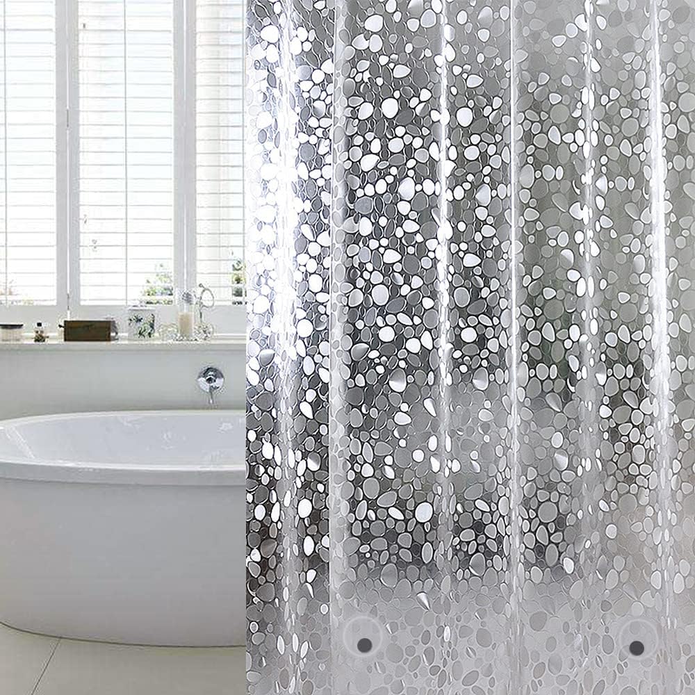 Duschvorhang, Eva, Wasserdicht, Ringe, Magnet, Badezimmer