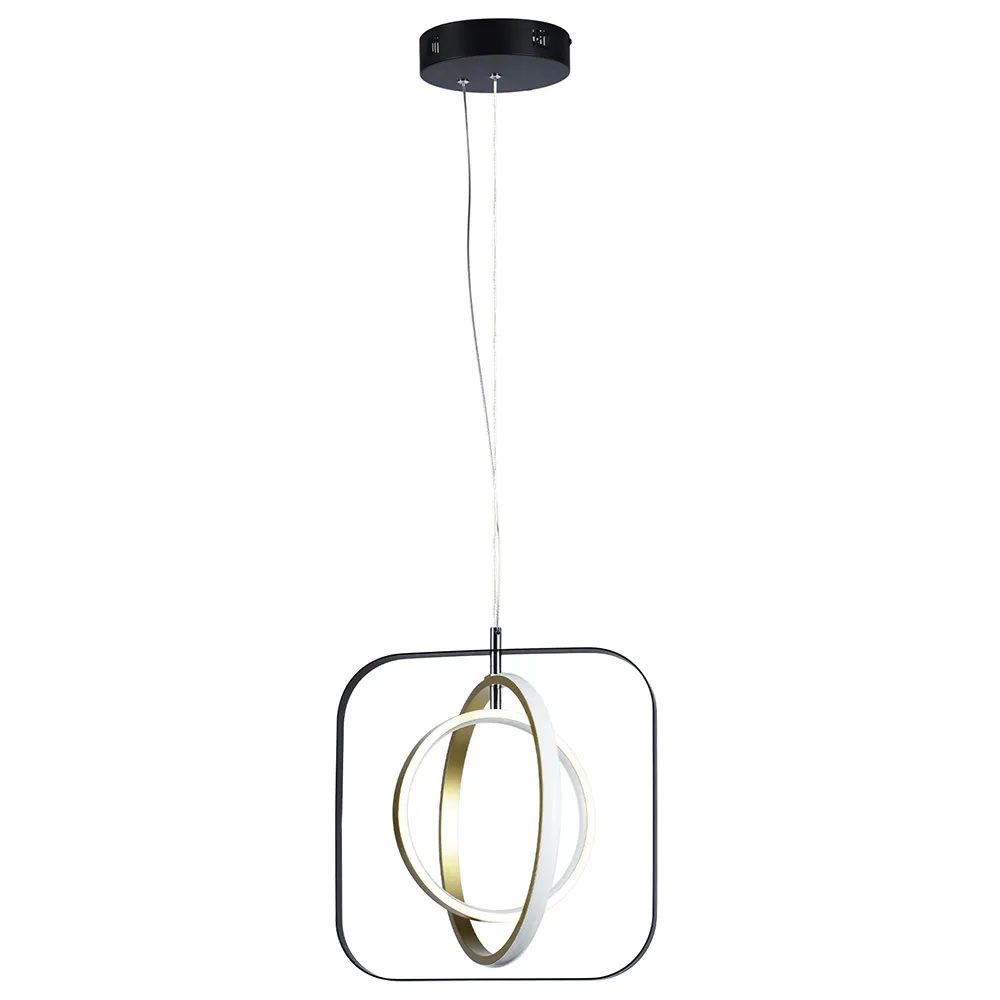 Leuchte Aigostar 30w 3700 Lm Aluminium Schwarz Gold