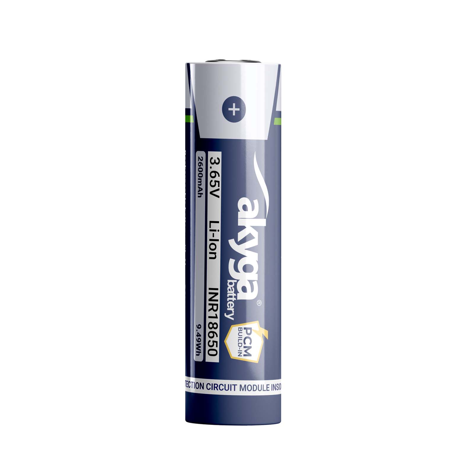 Li-ion-akku Inr18650 Akyga Aky2454 3,6 V / 2600 Mah Mit Schutz