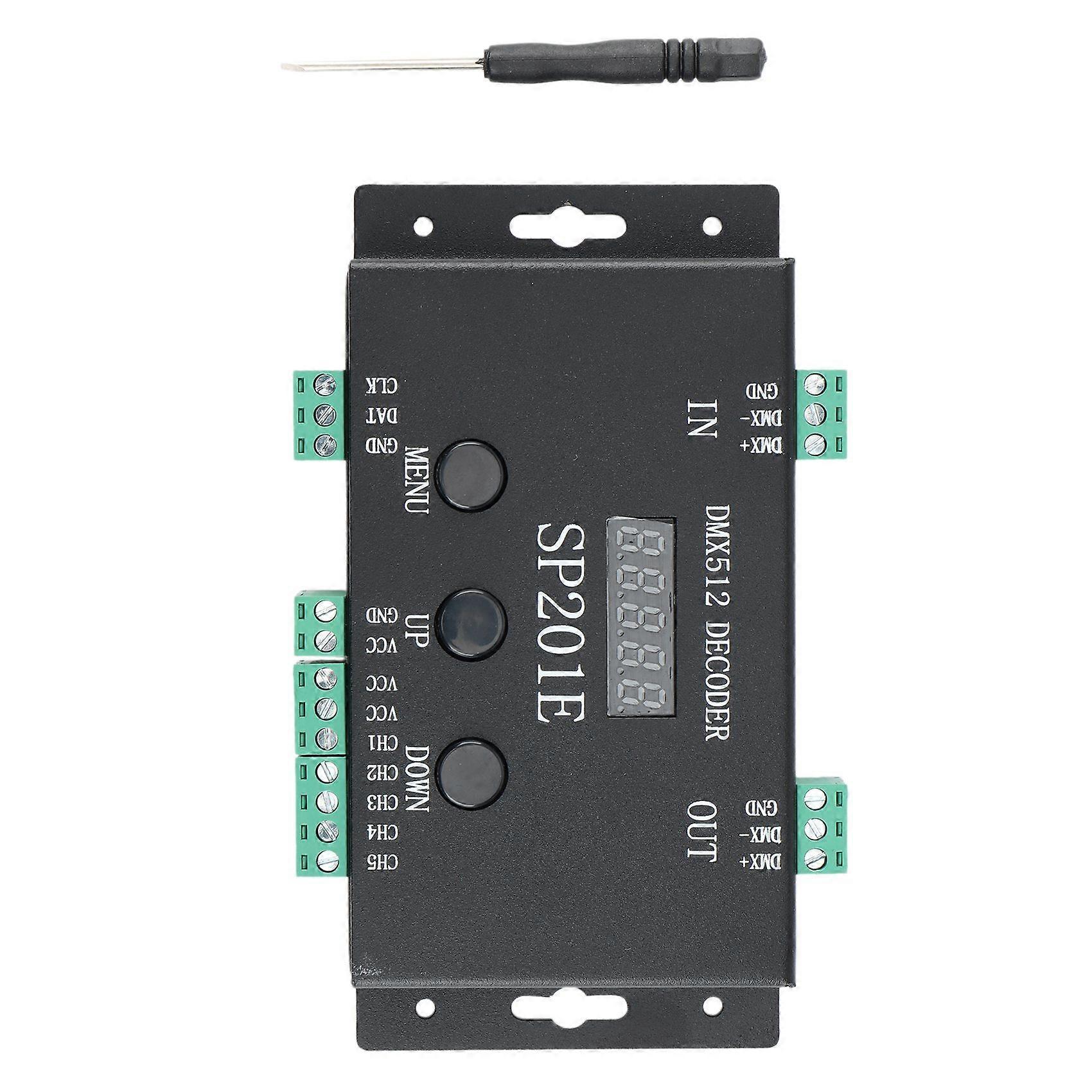Sp201e Rgb Led Pixel Strip Controller Dmx512 Decoder--