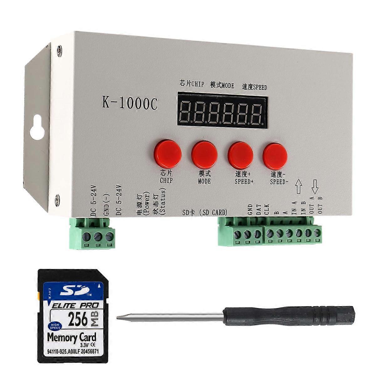 K-1000c Ws2812b Ws2811 Apa102 T1000s 2048 Pixel Programmsteuerung--