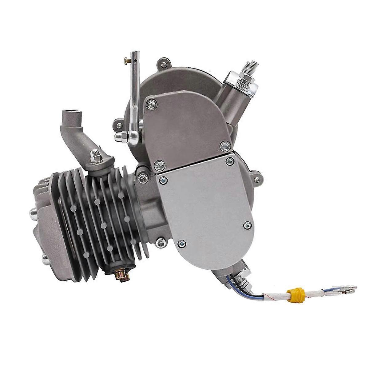 80-cm³-2-takt-fahrradmotor-kit Für 26-28-zoll-fahrräder, 1,85 Kw, Silber