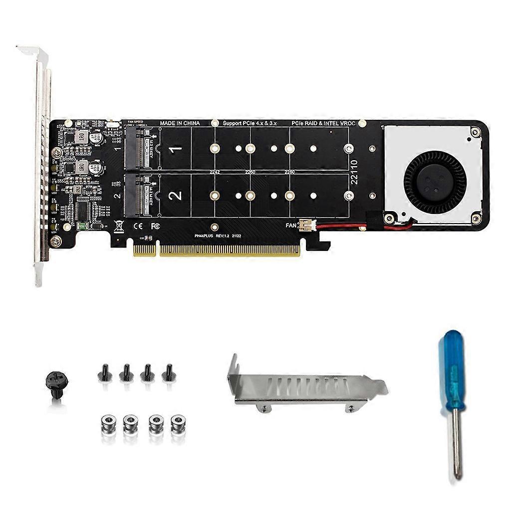 Pci Express 4.0 X16-umschaltung Auf 4 Nvme-ports Für M.2-adapter Mit Raid-unterstützung