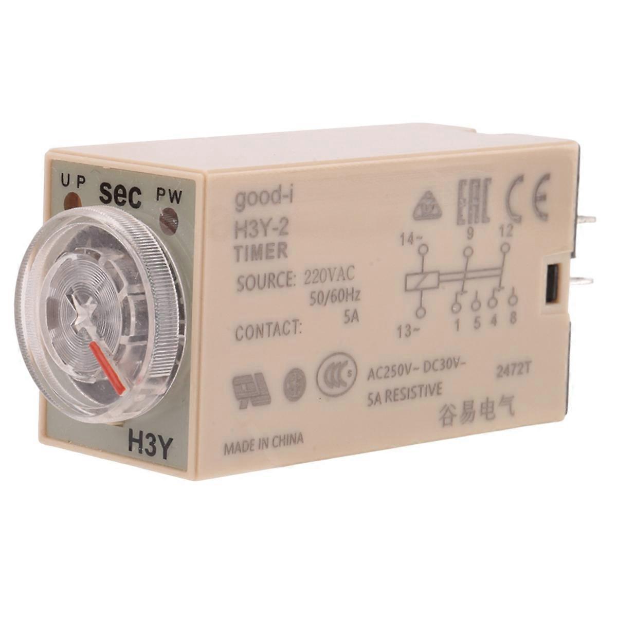 10s Verzögerungsrelais H3y-2 Ac 220v Für Elektrische Hausinstallationen--