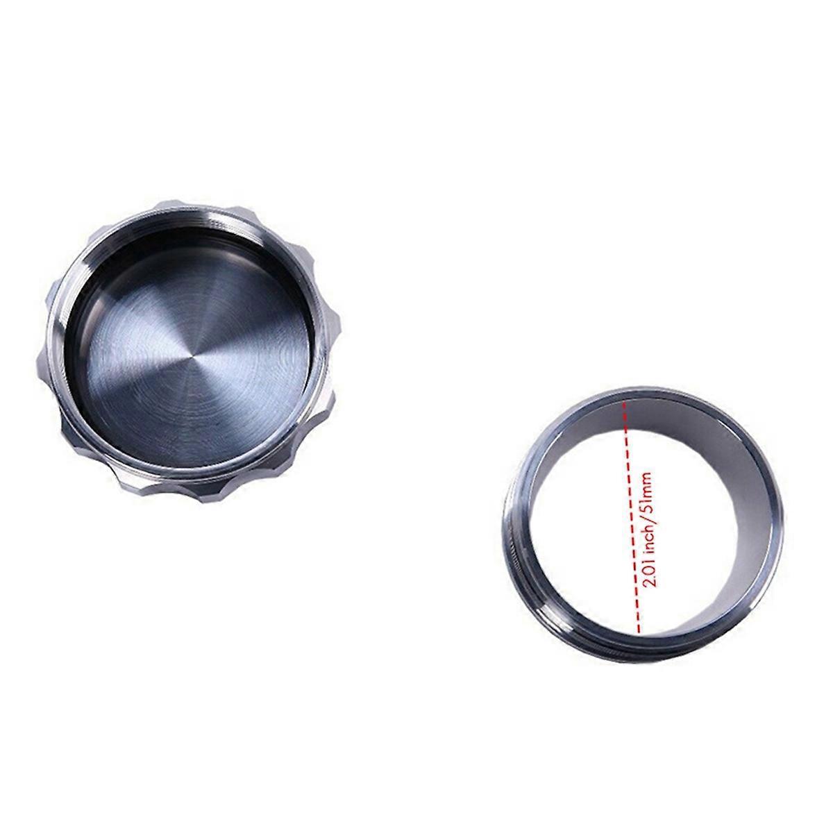 Zoll (51 Mm) Geschweißter, Modifizierter Tankdeckel Aus Aluminiumlegierung, Silberfarben