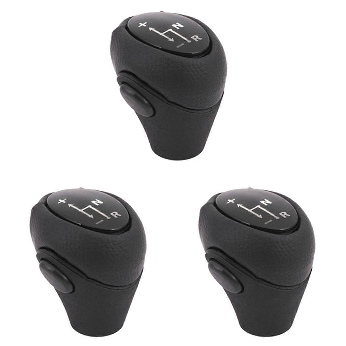 3-teiliger Schaltknauf, Schwarz, Für Smart Roadster 450 Und 451