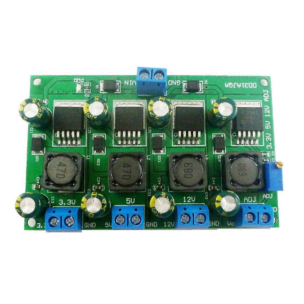 4-kanal-abwärtswandlermodul, 150 Khz Arbeitsfrequenz, Thermische Abschaltung