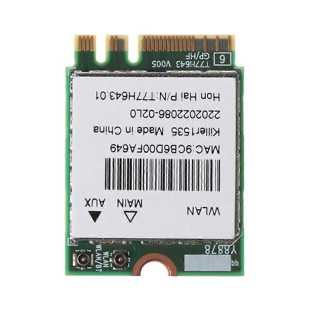 Drahtlose Gaming-netzwerkkarte, Dualband 802.11ac Ngff Für M.2 867 Mbit/s Bluetooth 4.1