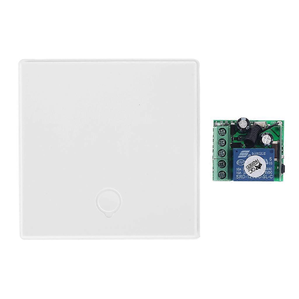 Dc12v Selbstinduktionsgenerator Wandfernbedienungsschalter Drahtloser Controller Empfänger Relaismodul 433mhz