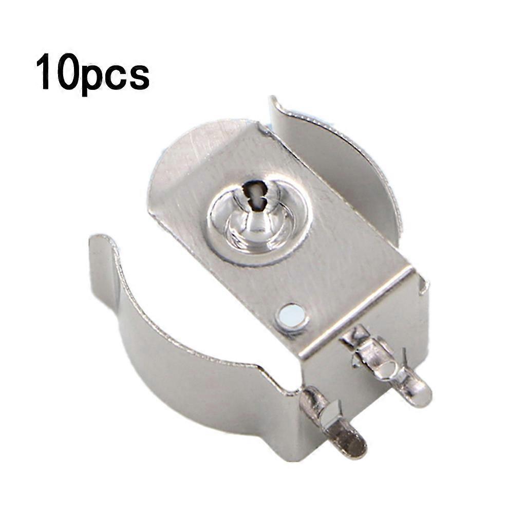10 Stück/packung 18650 Cr123a Batterien Federkontaktplattenanschlüsse Silber