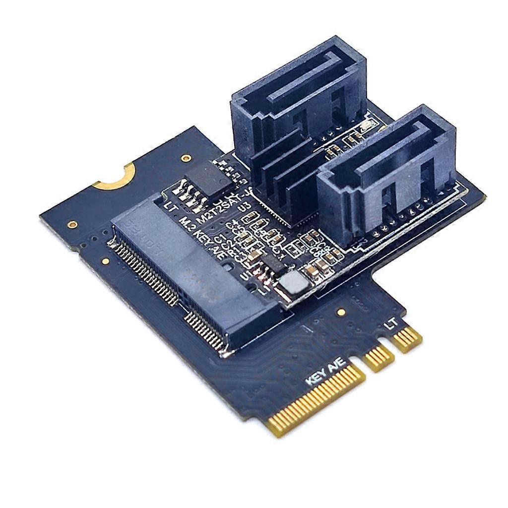 Key A + E M.2 Zu Sata Festplattenadapterkarte M2 Zu Sata3.0 Karte Jmb582 Chip