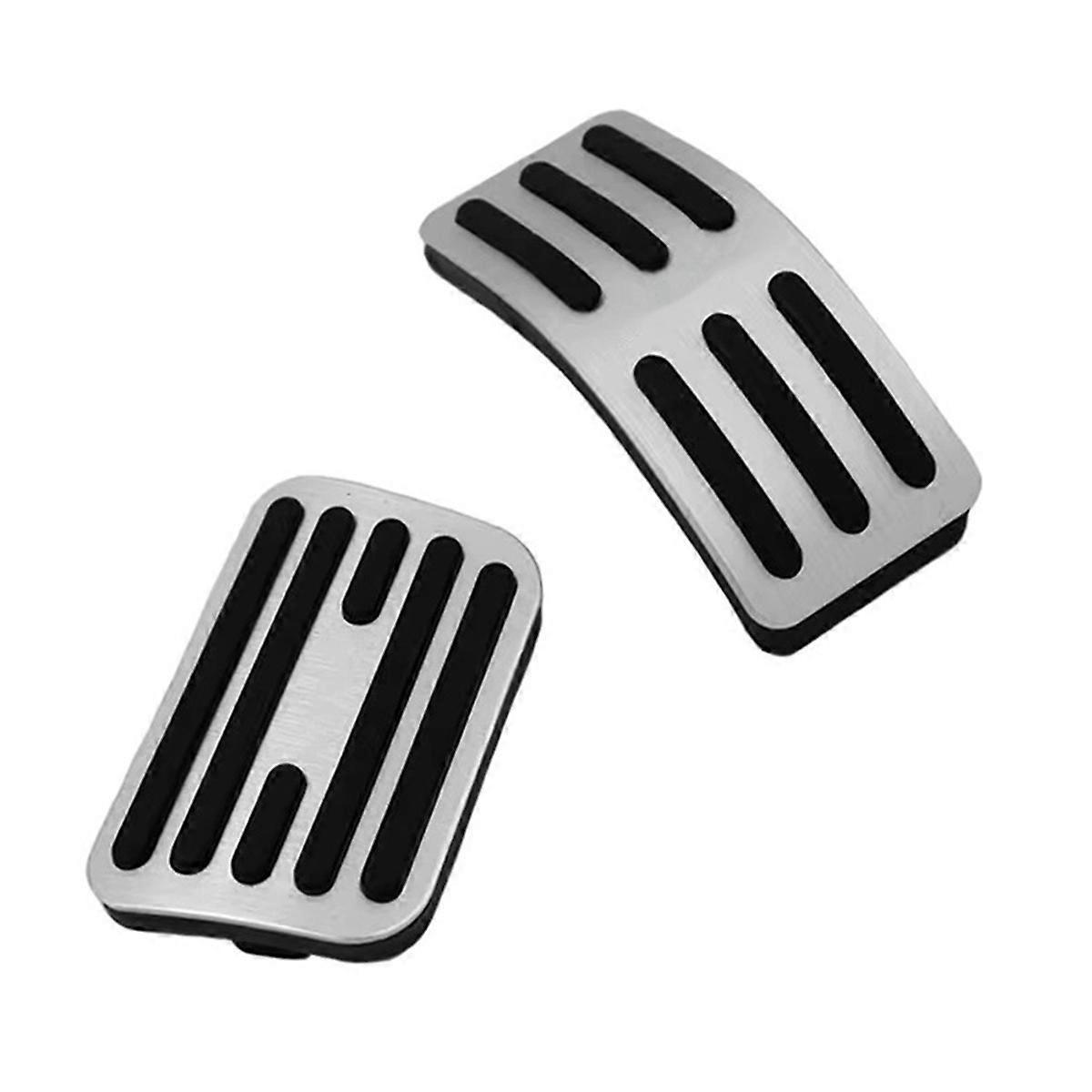 Für Byd Shark 6 2024 2025 Aluminium Gaspedal Bremse Rutschfest Silber