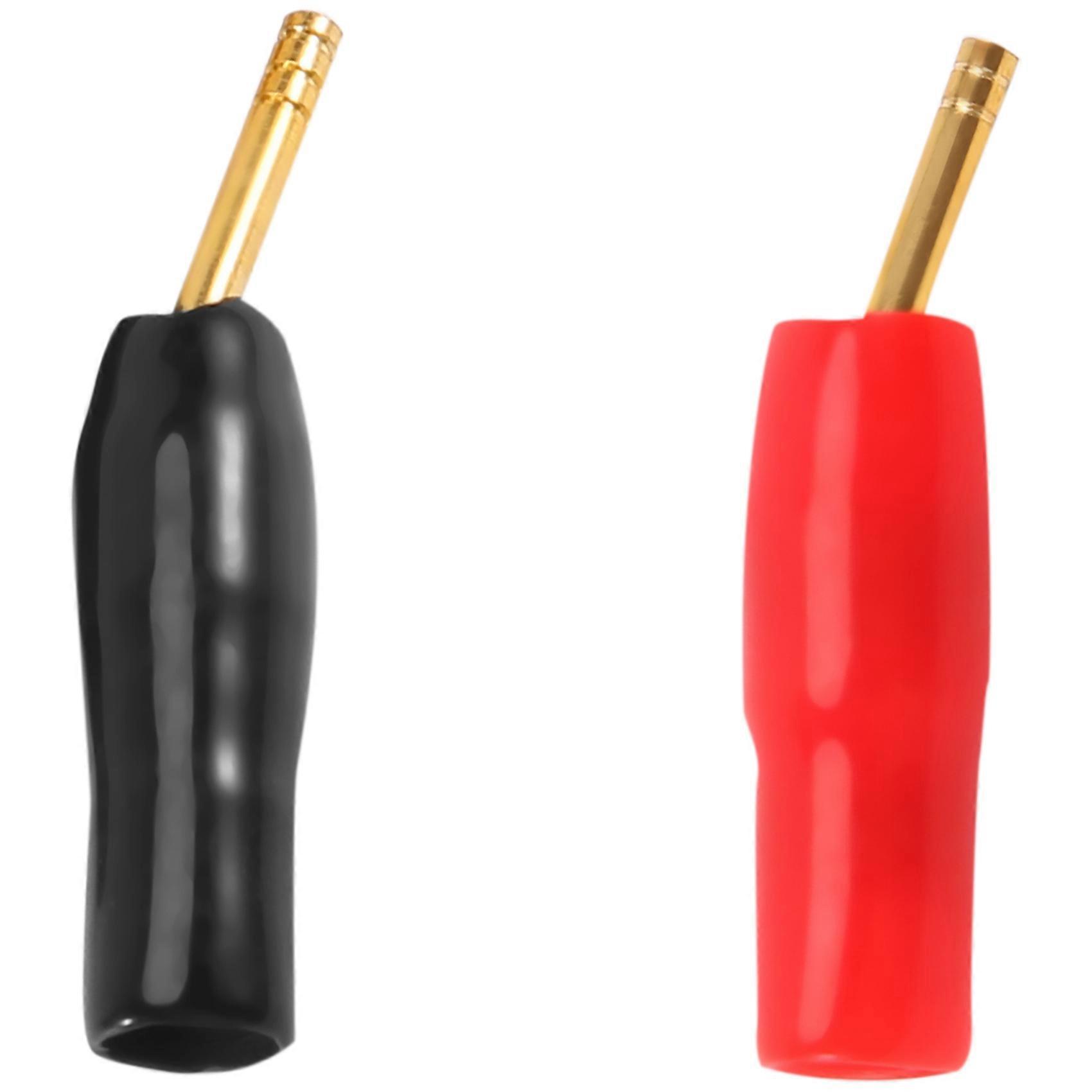 10 Paar 2-mm-bananenstecker-schraubanschluss, Lautsprecherkabel Vergoldet