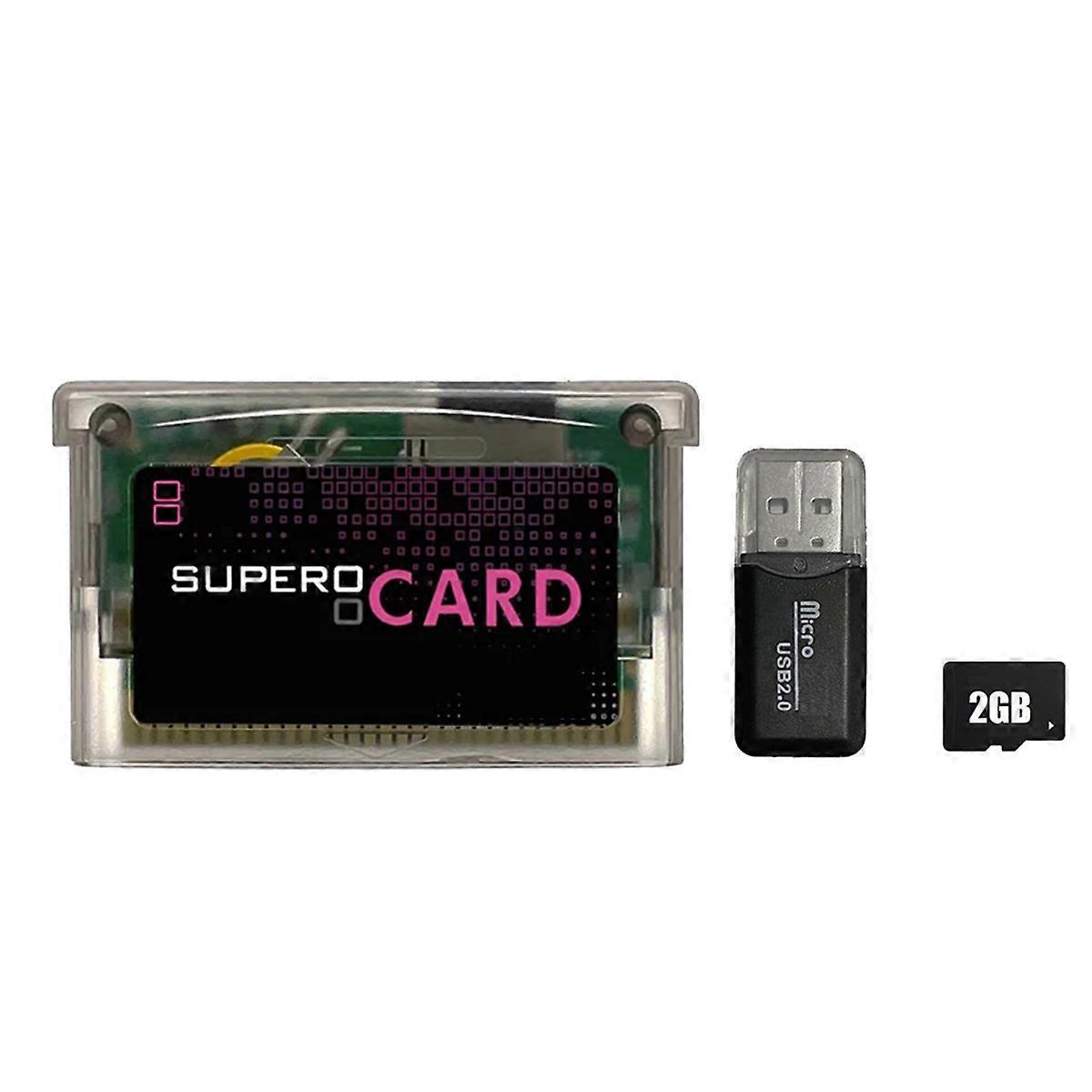 Für Supercard-kartenspiel + 2 Gb Speicherkarte Mini-kartenadapter