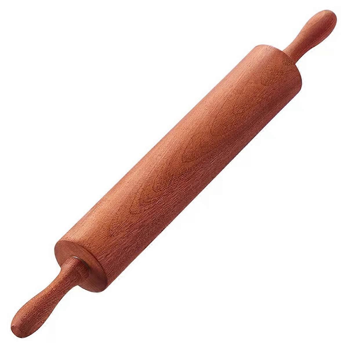 Nudelhölzer Aus Holz Zum Backen, Klassisches Sapele-nudelholz Mit Griffen