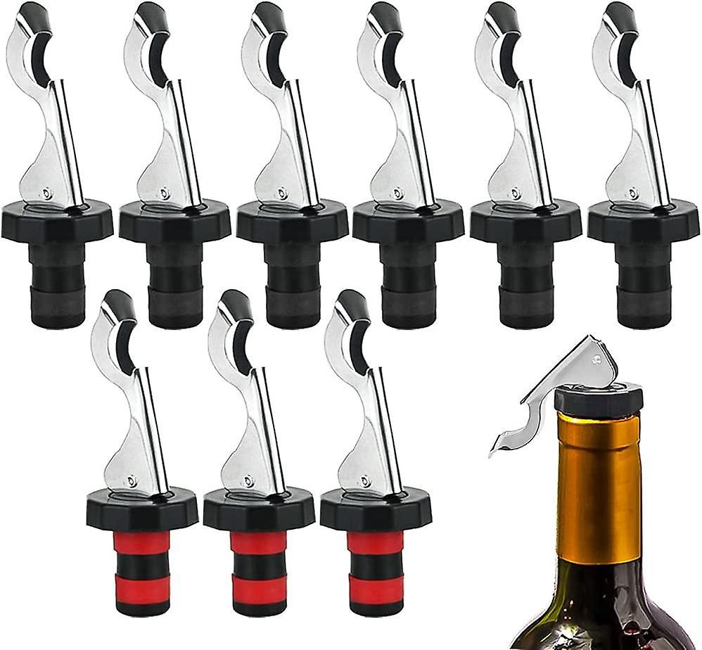9-teiliges Set Weinverschlüsse Für Champagnerflaschen, Weinflaschenverschlüsse Für Rotwein, Bier (a)