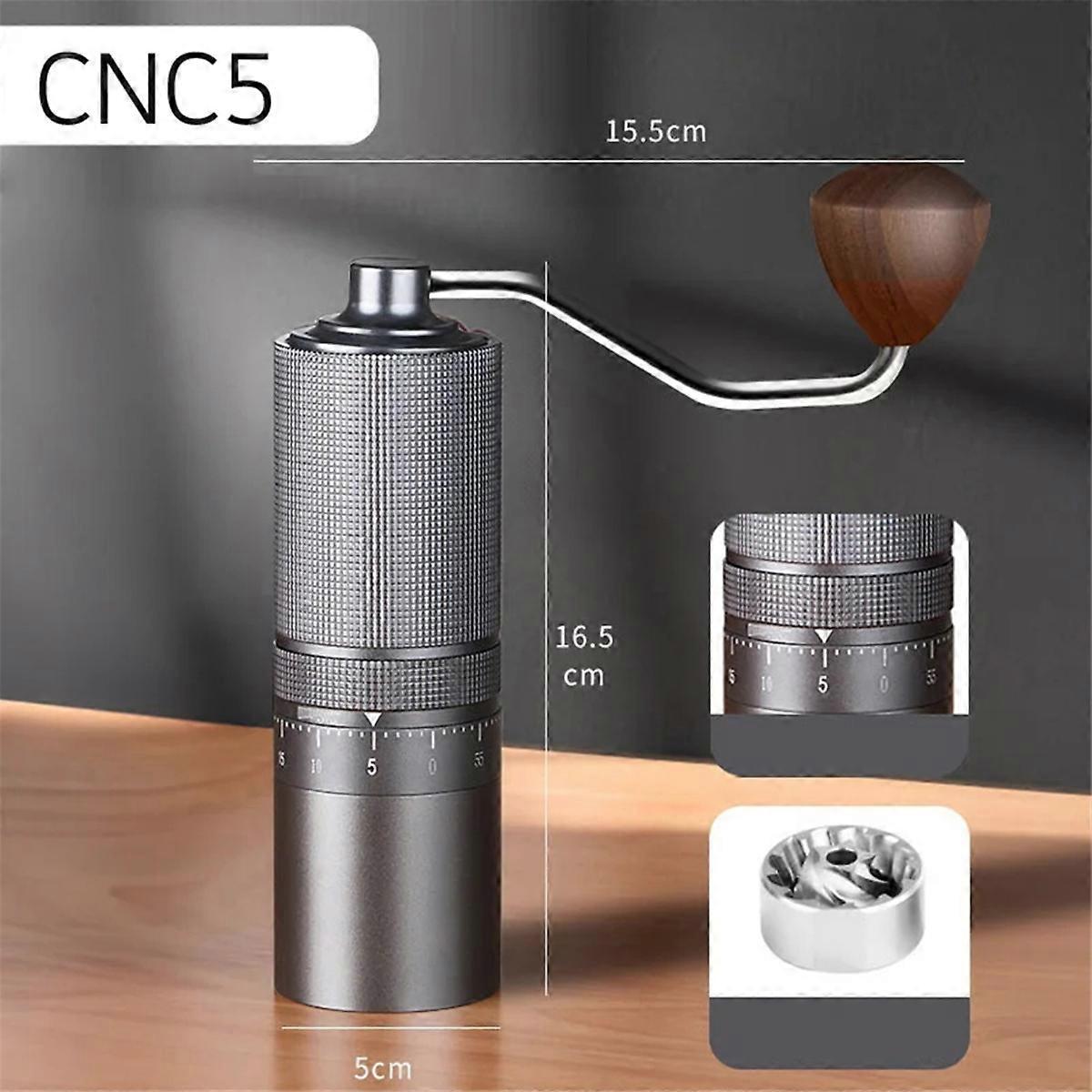 Tragbare Kaffeemühle, Handmühle, Schwarz