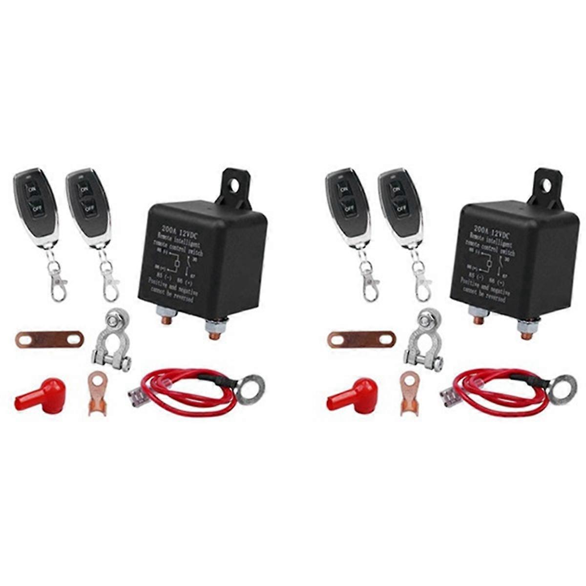 2er-set Universal-fernbedienungs-batterietrennschalter Für Autos