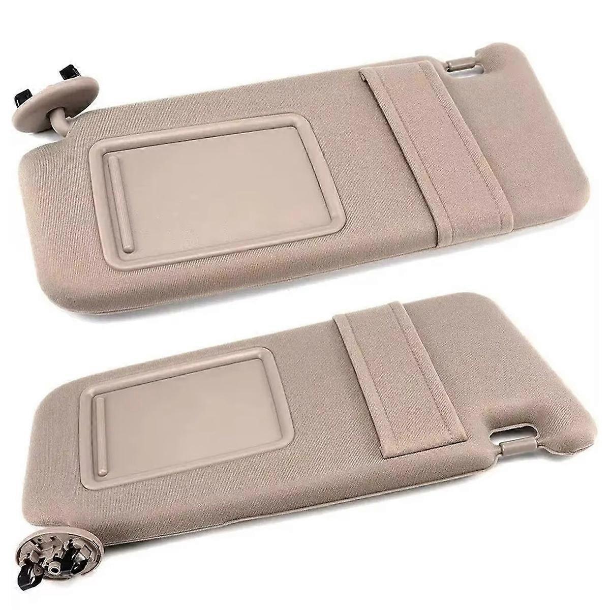 Sonnenschutzblenden Mit Schminkspiegelbeleuchtung Für Den Innenraum Von Toyota, Beige