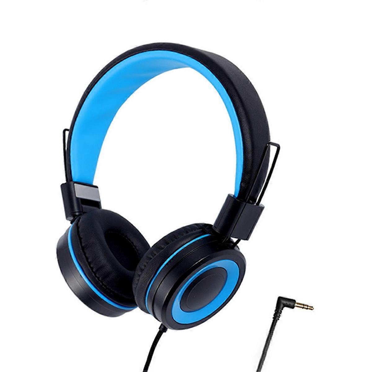 Kinderkopfhörer, Schwarz+blau