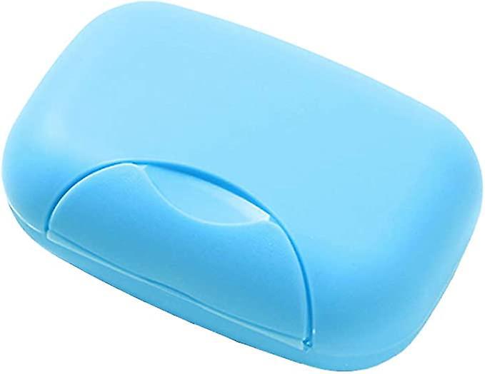 Kreative Blaue Reiseseifenbox Mit Deckel Und Karabinerhaken, Handgefertigt, Wasserdicht, Für Den Einsatz Zu Hause Und Im Freien
