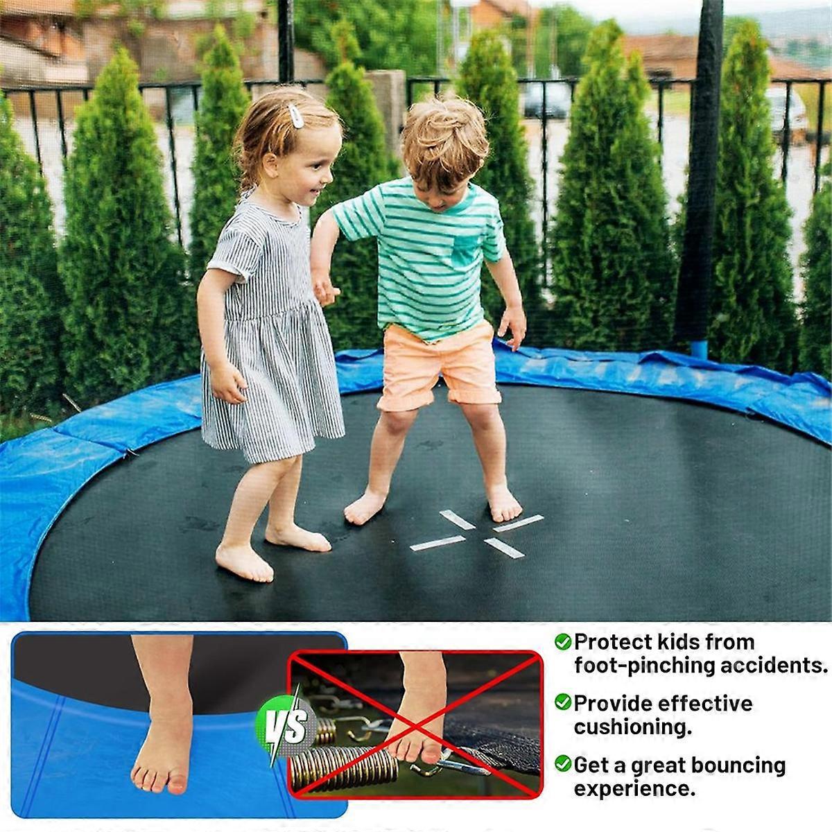 Trampolinpolster, 12 Fuß Ersatzfederabdeckung, Kantenschutzpolster
