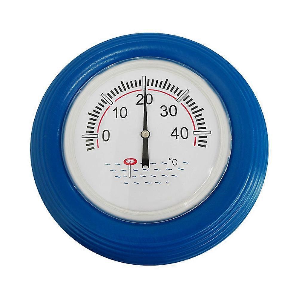 Unterwasserthermometer Große Schwimmende Platte Wassertemperaturmesser-blau-