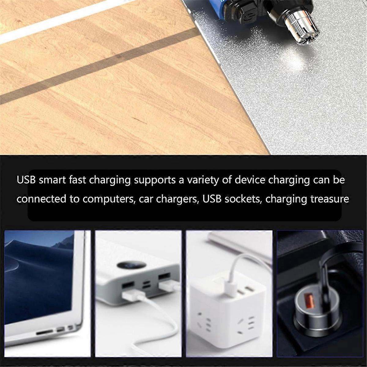 Elektrisch Tragbarer Nasenhaartrimmer 2 In 1, Blau