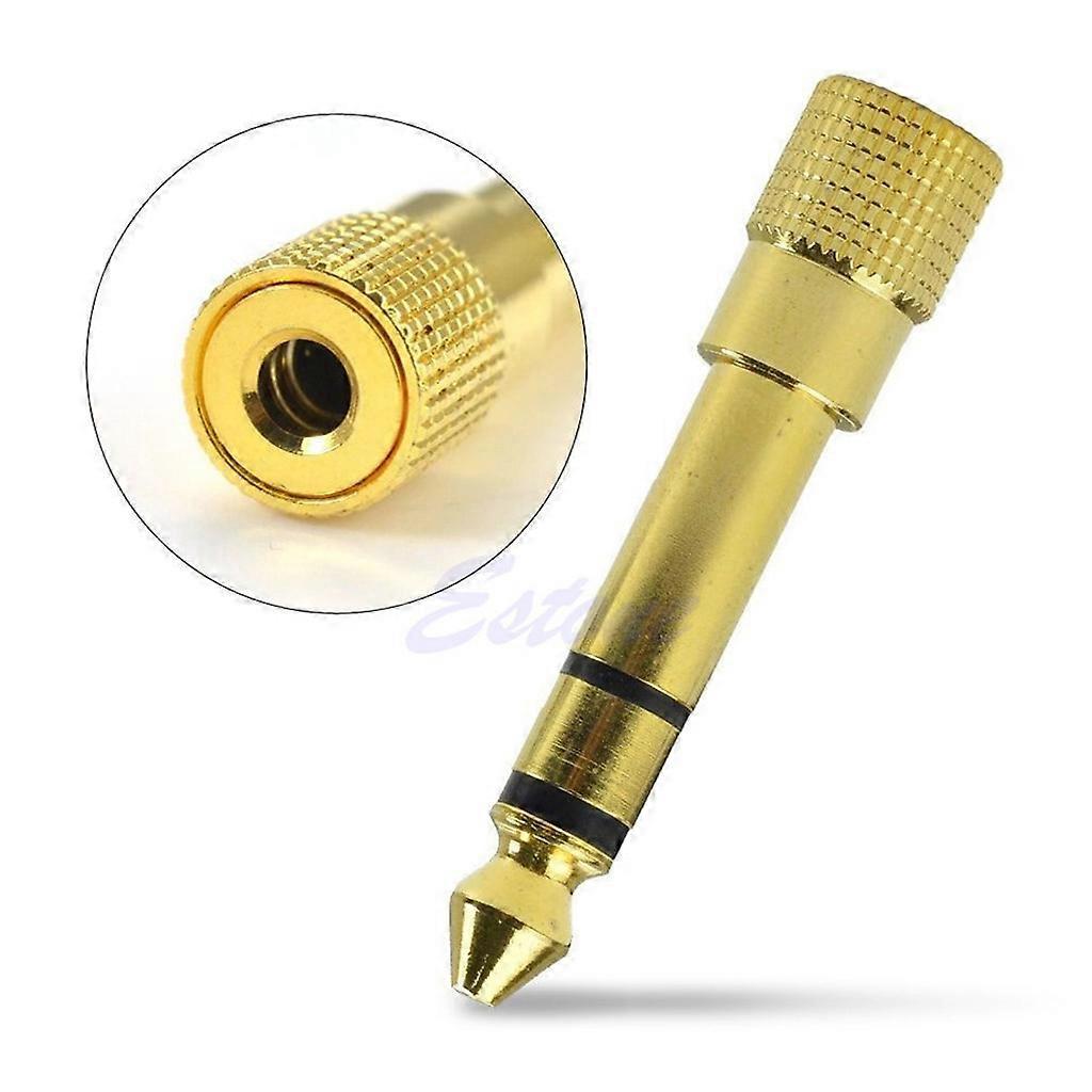 Gold Audio 6,3-mm-klinkenbuchse (weiblich) Auf 3,5-mm-klinkenstecker (1/8 Zoll) Als Adapter