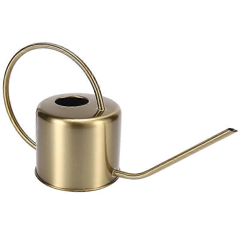 Golden Garden Gießkanne Edelstahl 1300 Ml Kleine Wasserflasche
