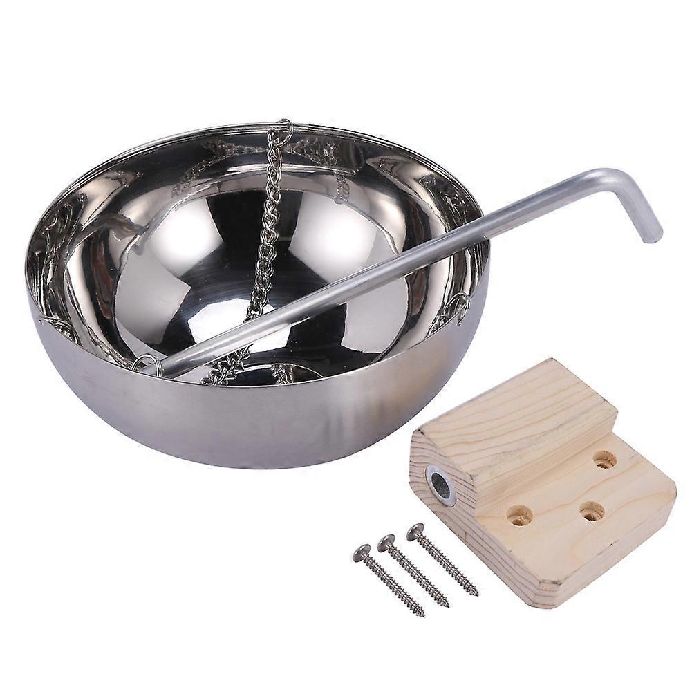 20 Cm Dampfbad-aromaschale Aus Edelstahl – Silber