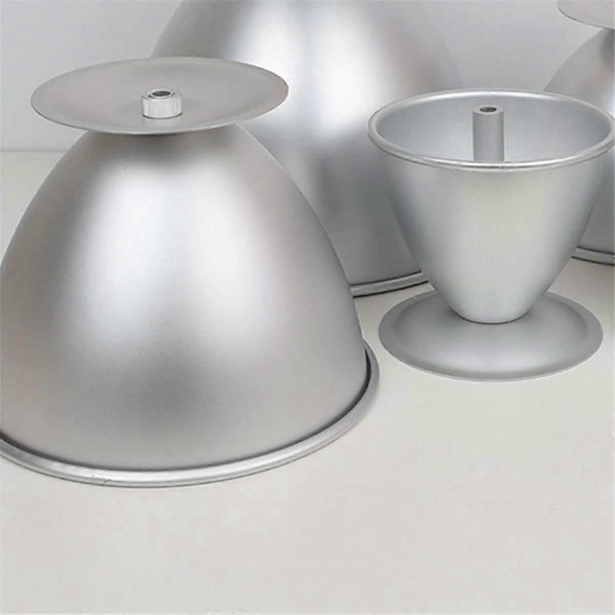 Aluminium-puppenkuchenform, 5 Zoll, Puppenkleid-kuchenform, Kuchendekoration