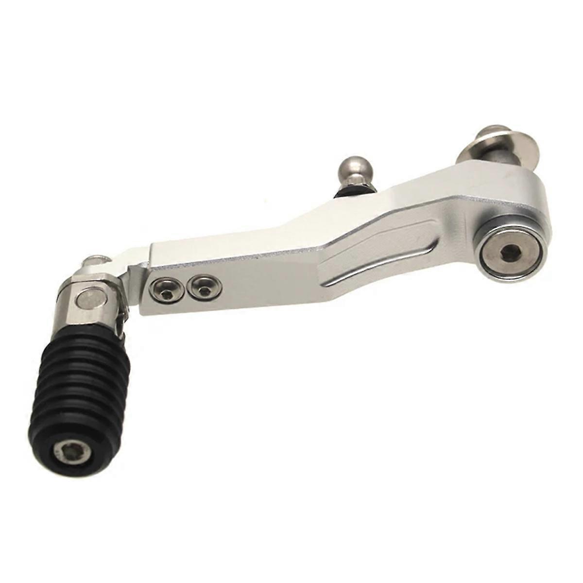 Verstellbarer, Klappbarer Schalthebel Für Motorräder, Silberfarben