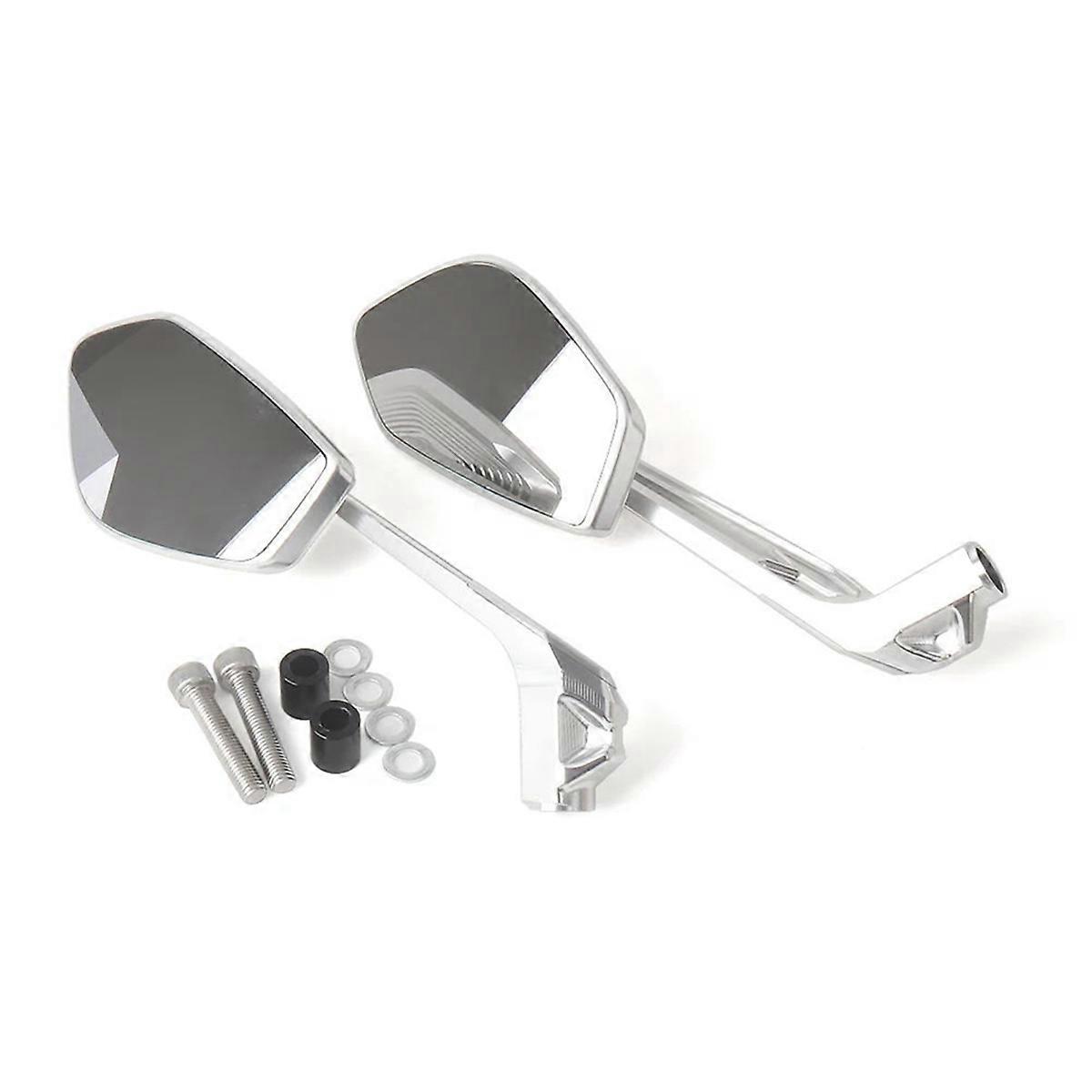 Universal-motorrad-rückspiegel, Silber