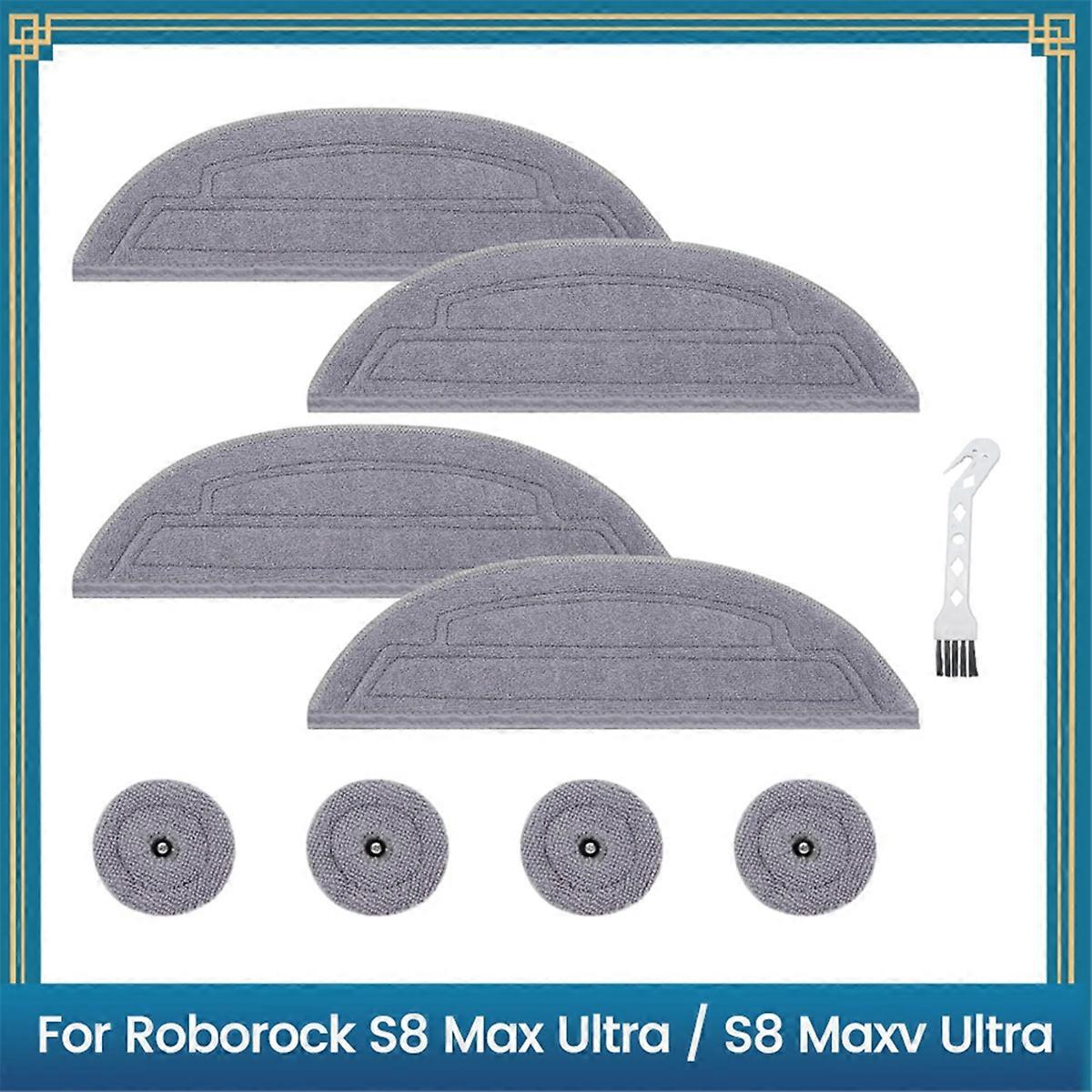 Vibrations-wischtücher Für Roborock-saugroboterzubehör – Grau