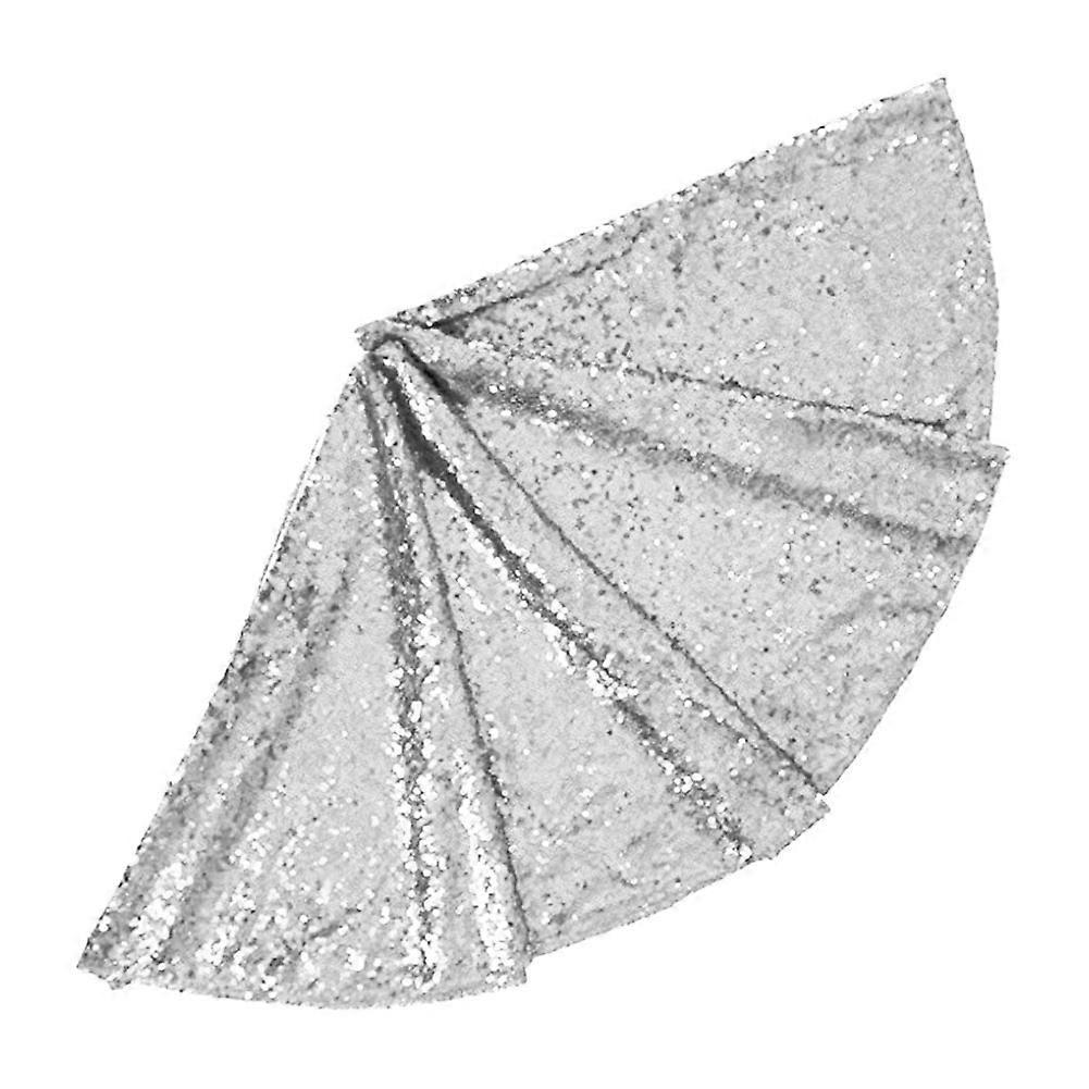 Kleiner Weihnachtsbaumrock, 36 Zoll Pailletten-baumrock Silber
