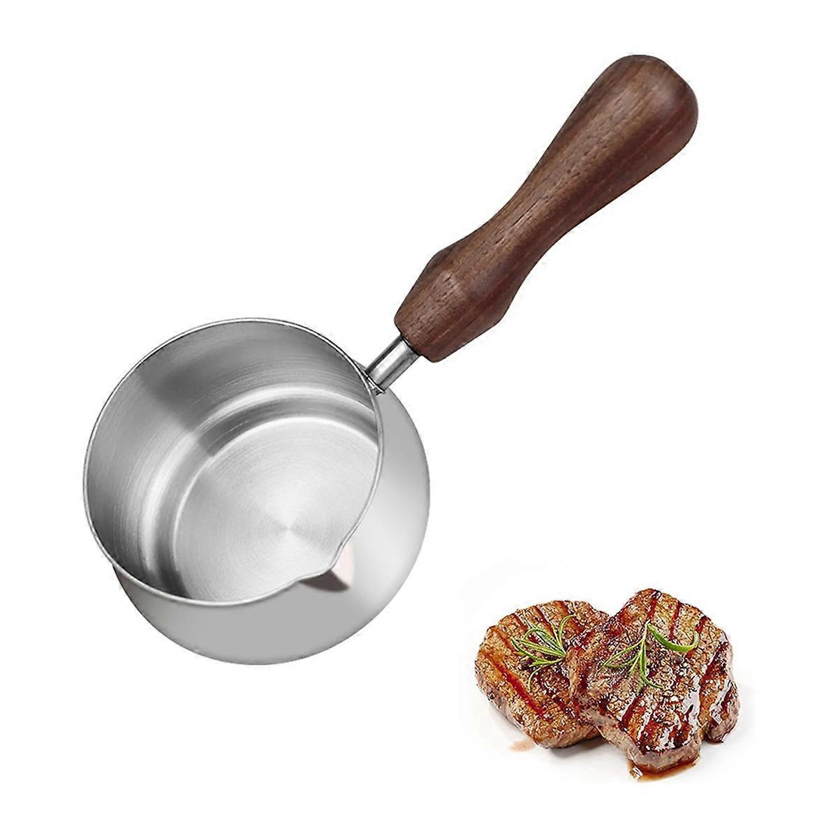Mini-saucentöpfe/butterwärmer Mit Griff (silber, 100 Ml/3,5 Oz)