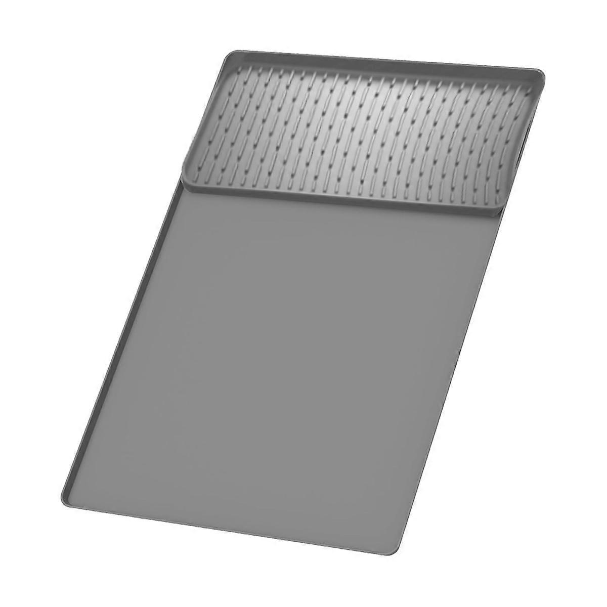Kaffeematte Für Arbeitsplatten, 15,75 X 23,6 Zoll, Kaffeebar-matte, B-grau