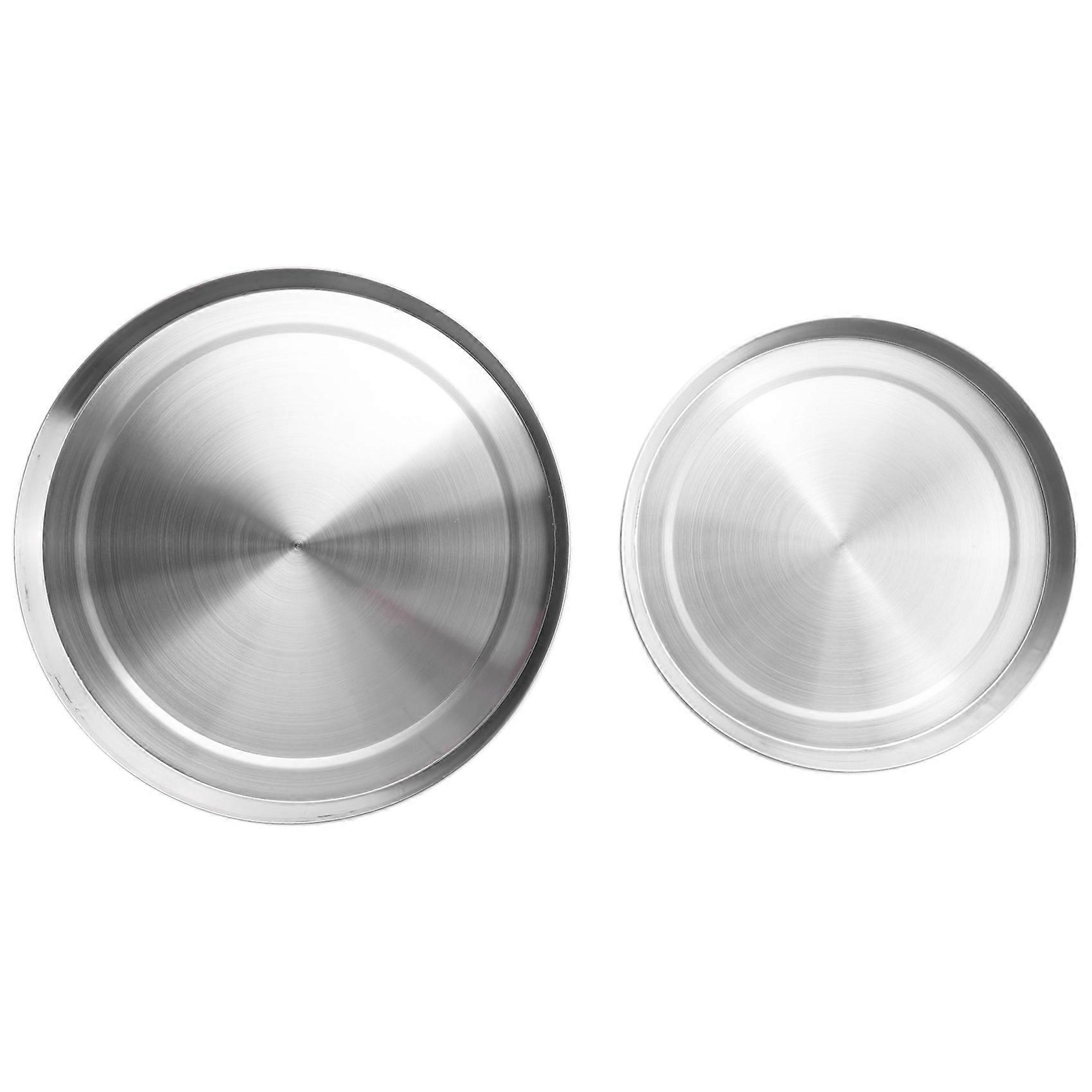 4-teiliges Set Edelstahl-kochfeldabdeckungen, Herdplattenschutz 17/21 Cm