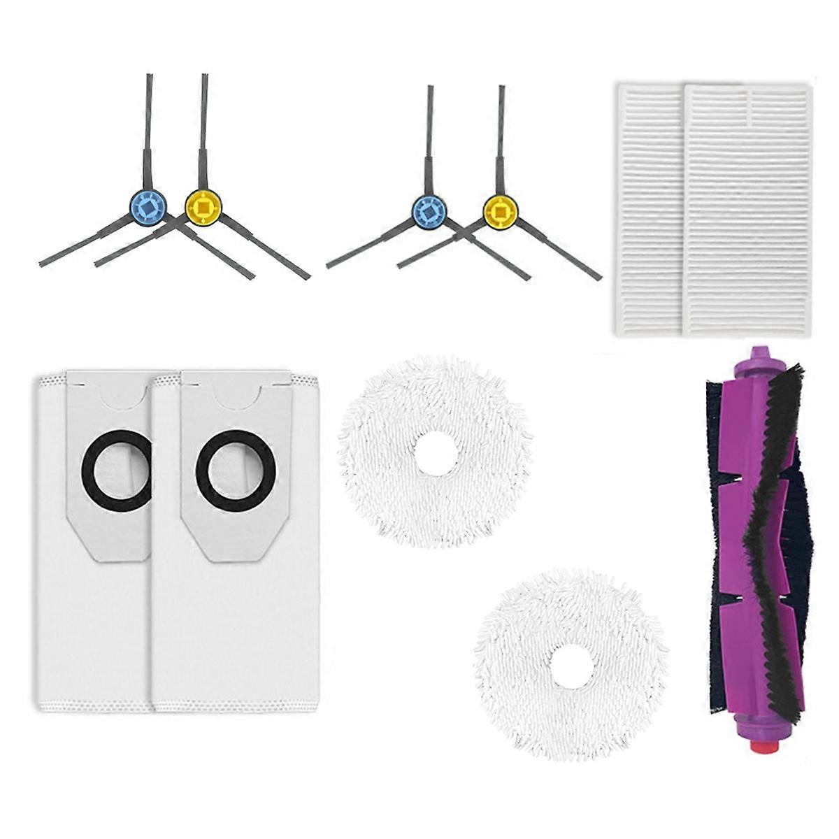 Für V12 V10 W11 Hauptseitenbürste Hepa-filter Wischmopptuch Staubbeutel--