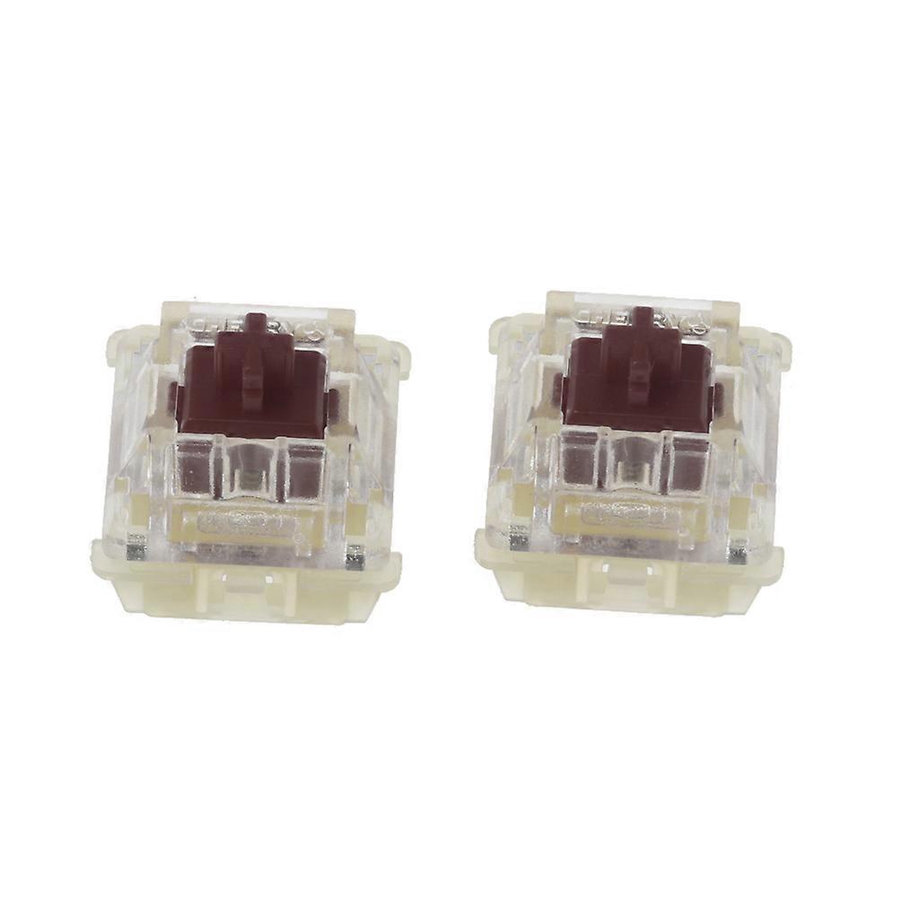 Mechanische Tastatur-ersatzschalterfüße Braun Transparente Schalter Für Cherry Mx
