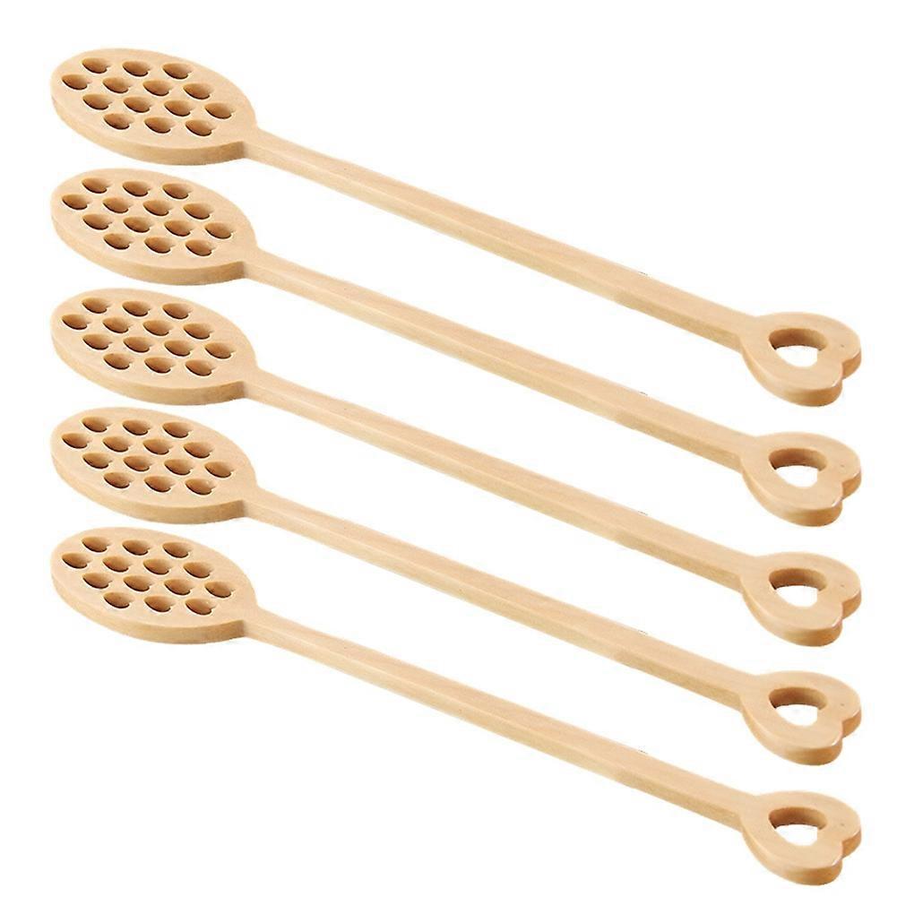Holzrührlöffel H-oney Löffel Honigwabe, C--