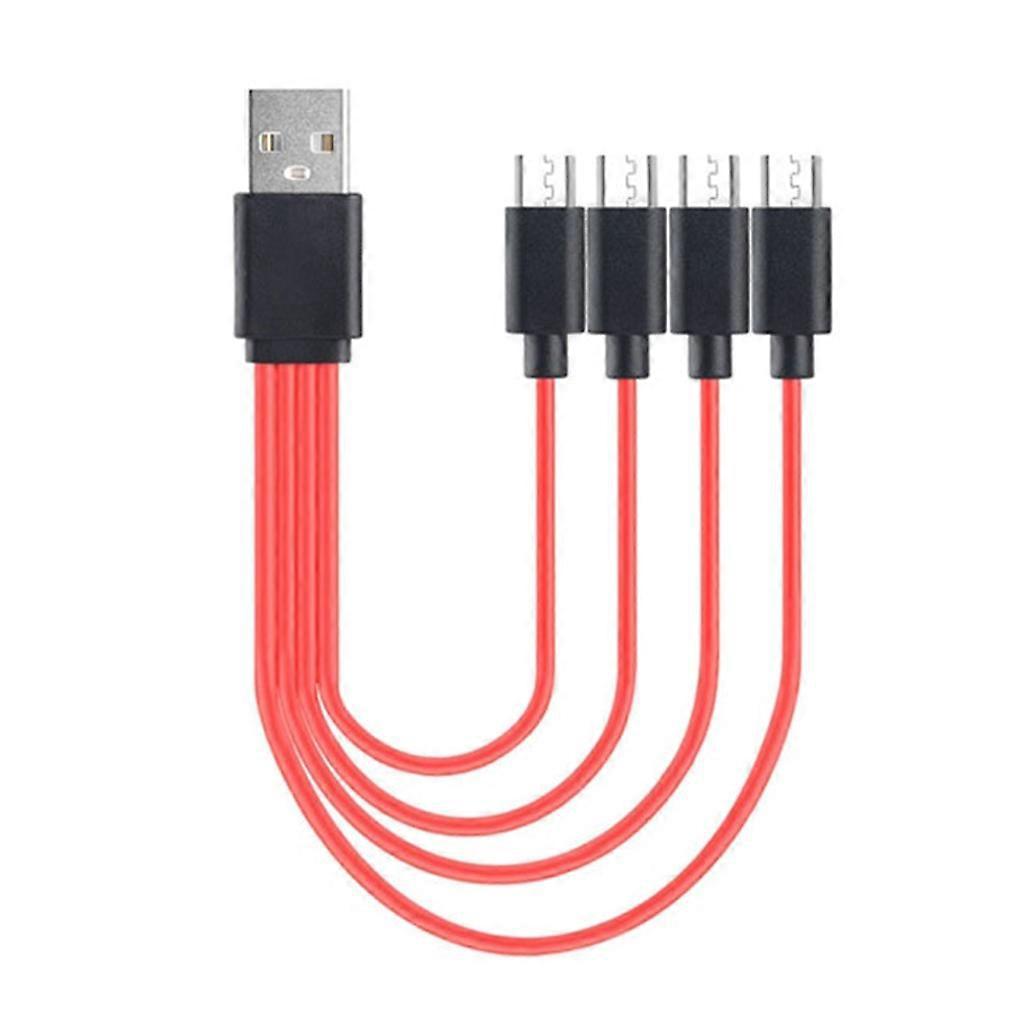 Multi-micro-usb-ladekabel 4-in-1-kabel Für Android-smartphones Und -tablets Mit Splitter