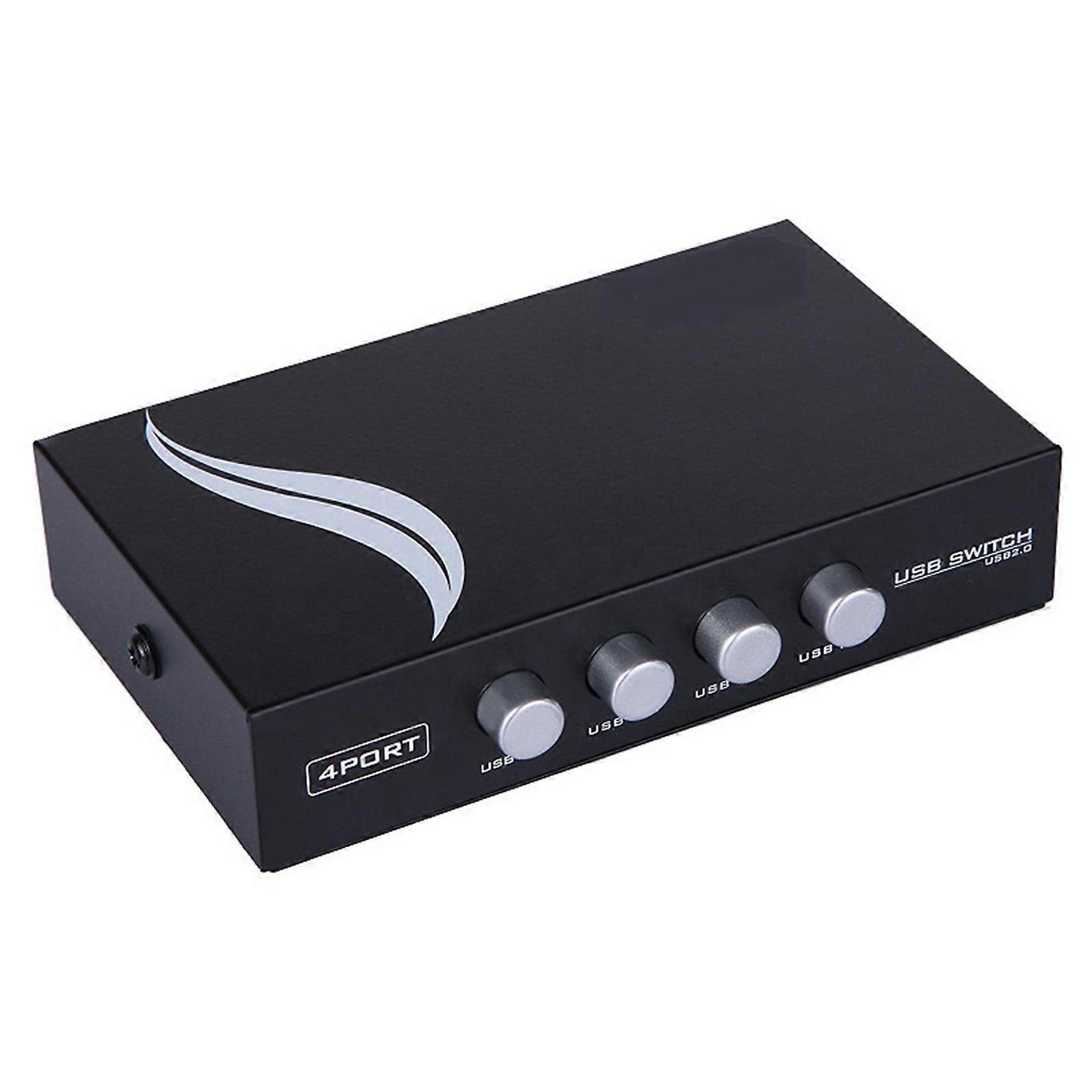 Usb 2.0-wahlschalter, 4 Ports Für 4 Pcs, Gemeinsamer Anschluss Von 1 Usb-gerät (z. B. Drucker, Maus)