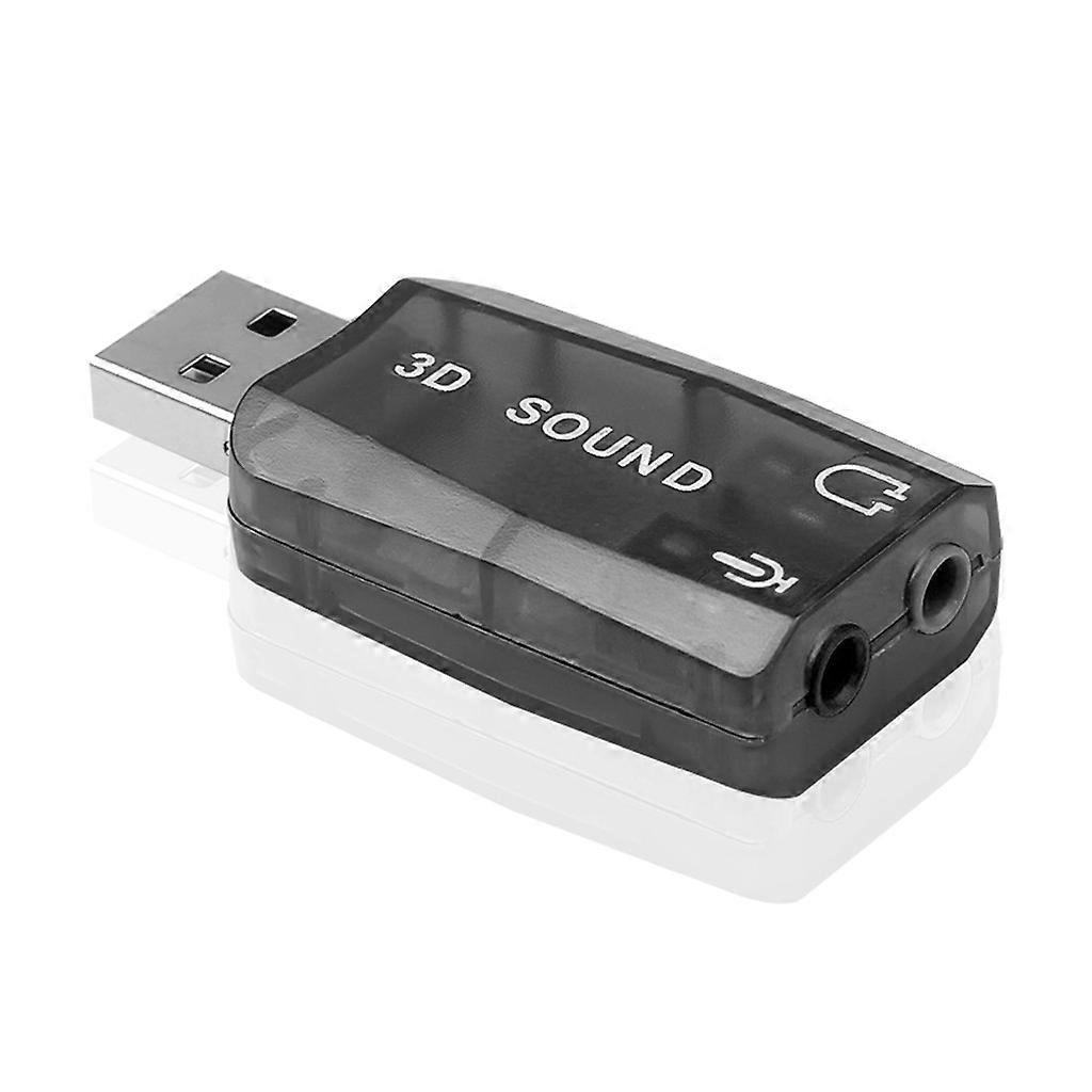 Usb-auf-3,5-mm-klinken-audioadapter, Usb-auf-aux-mikrofon-kopfhörer-adapter, Externe 3d-soundkarte